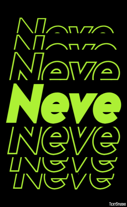 Neve Effet de Texte