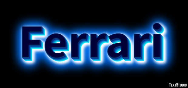 Ferrari Text Effect
