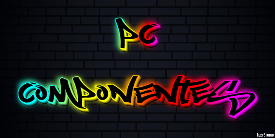 Pc Componentes Tekst effect