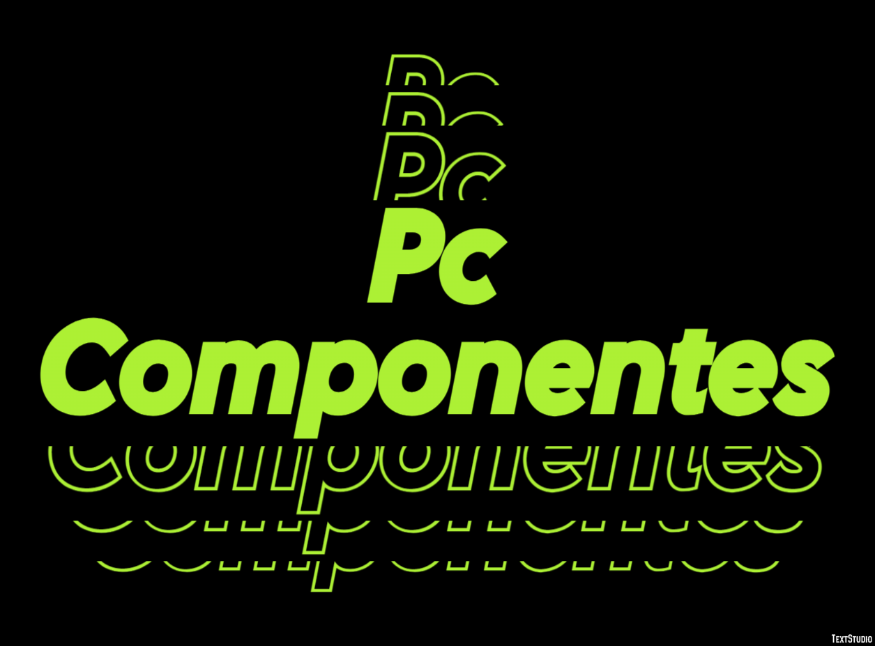 Pc Componentes Tekst effect