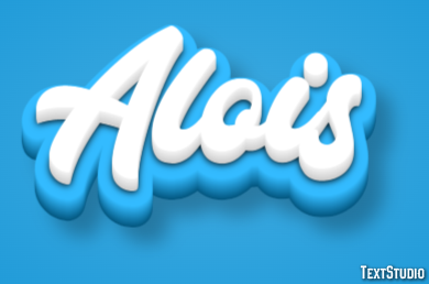 Alois Text effect