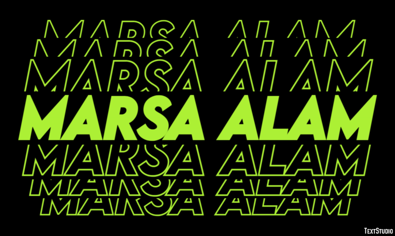Marsa Alam Efekt tekstowy
