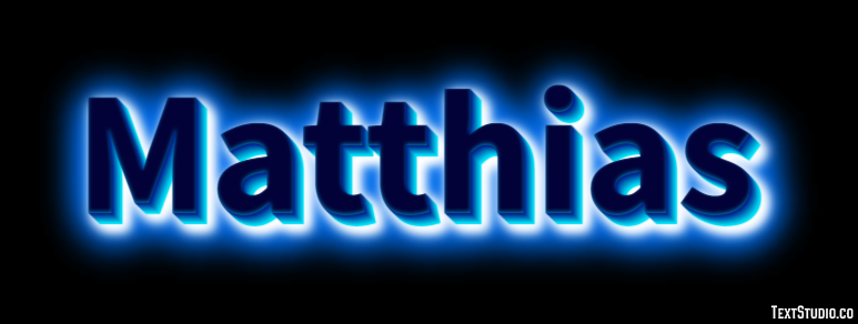 Matthias Efecto de Texto