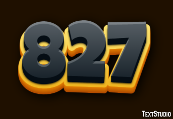 827 Metin efekti