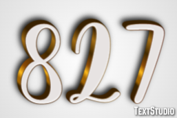 827 Effetto testo