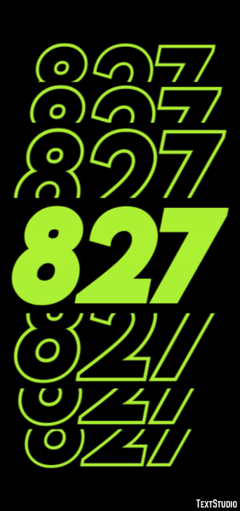 827 Metin efekti