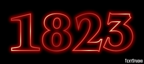 1823 Text Effect