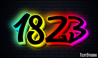 1823 Text Effect