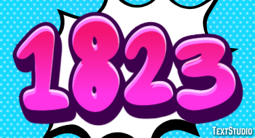 1823 Text Effect