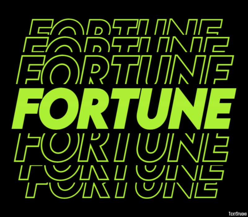 Fortune Text Effect