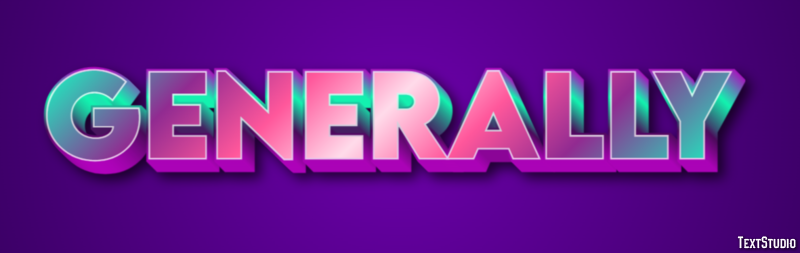 Generally Text Effect
