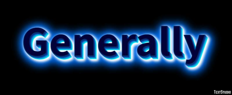 Generally Text Effect
