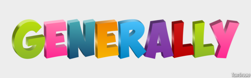 Generally Text Effect