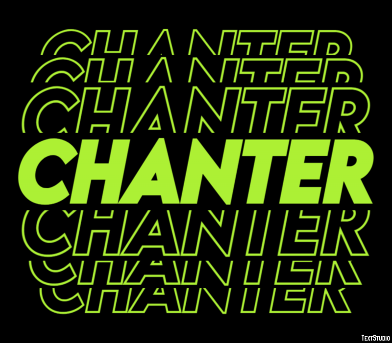 Chanter Text Effect