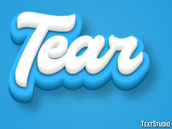 Tear Text Effect