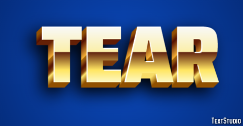 Tear Text Effect