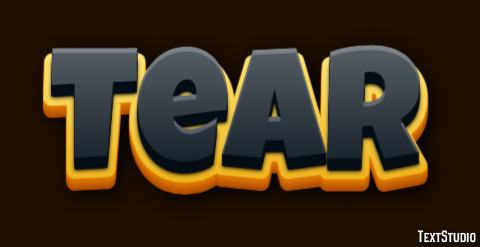 Tear Text Effect