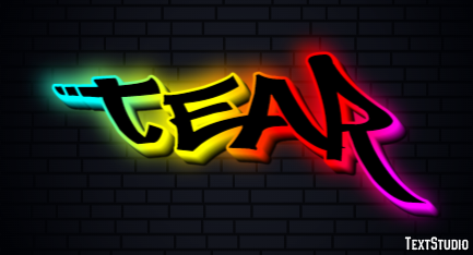 Tear Text Effect