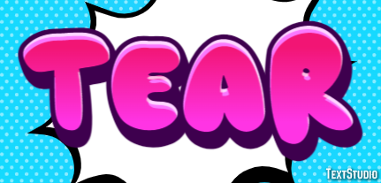 Tear Text Effect