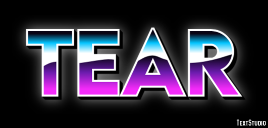 Tear Text Effect