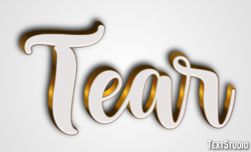 Tear Text Effect