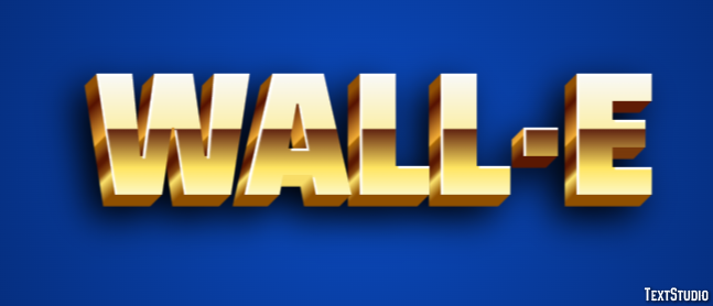WALL·E Texteffekt