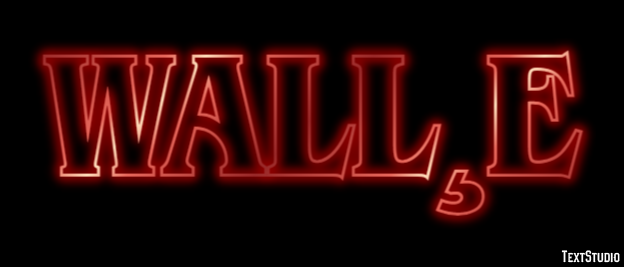 WALL·E Text Effect