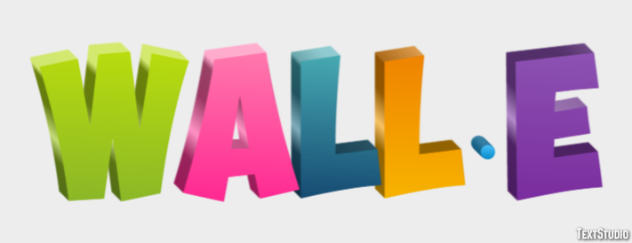 WALL·E Text Effect