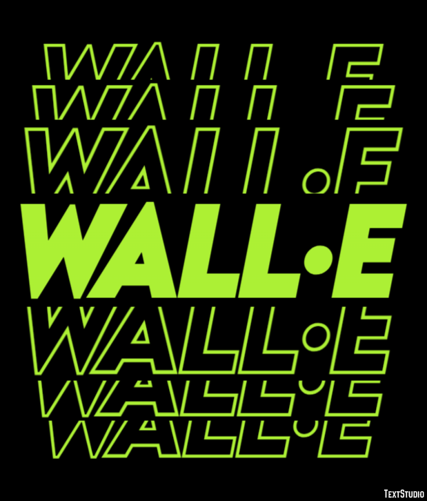 WALL·E Texteffekt