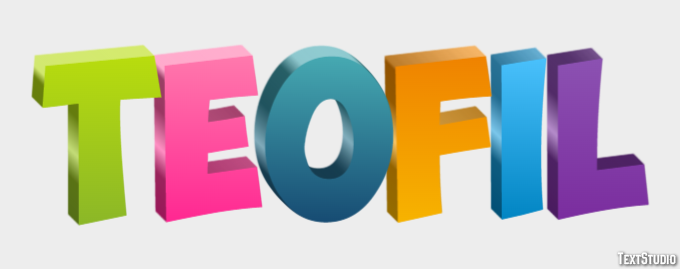Teofil Efekt tekstowy