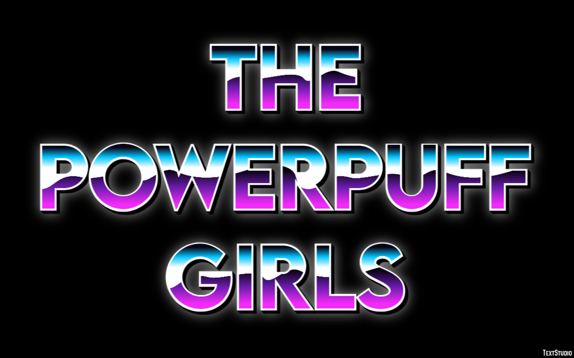The Powerpuff Girls Effet de Texte