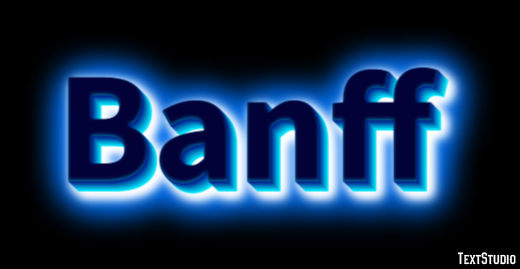 Banff Effetto testo