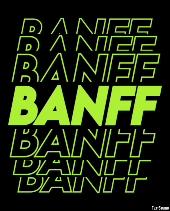Banff Effetto testo