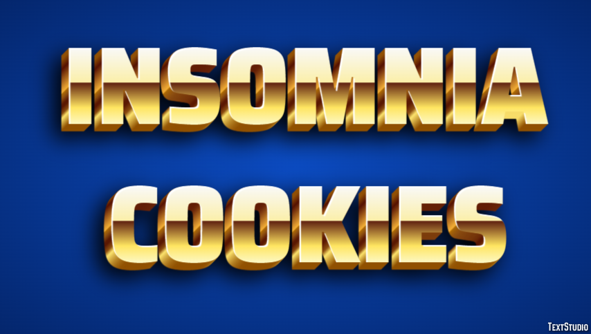 Insomnia Cookies Efecto de Texto