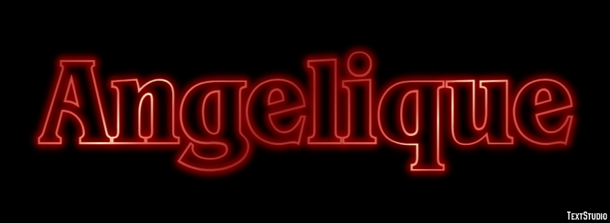 Angelique Tekst Effect