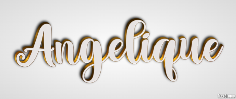 Angelique Эффект текста