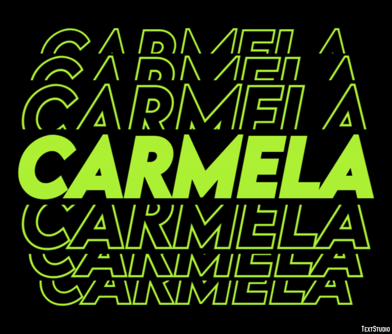 Carmela テキスト効果