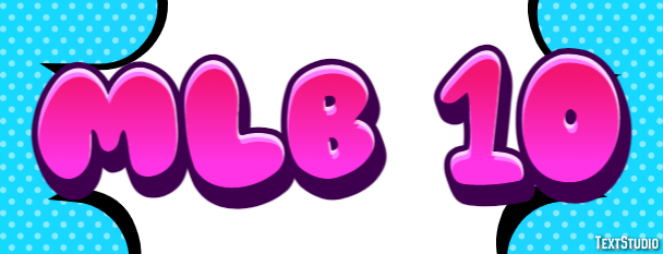 MLB 10 Text effect