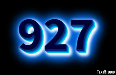 927 Text Effect