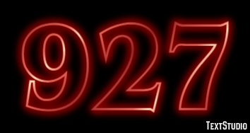 927 Text Effect