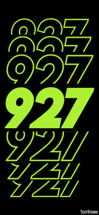 927 Text Effect