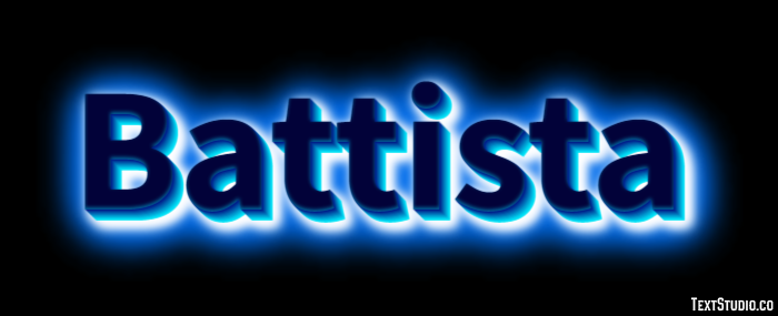 Battista Effetto testo