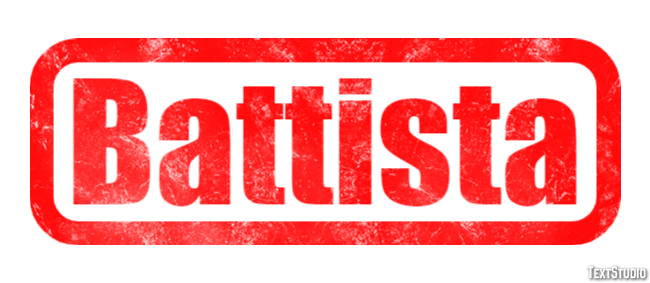 Battista Effetto testo