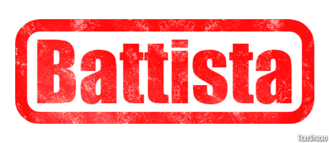 Battista Effetto testo