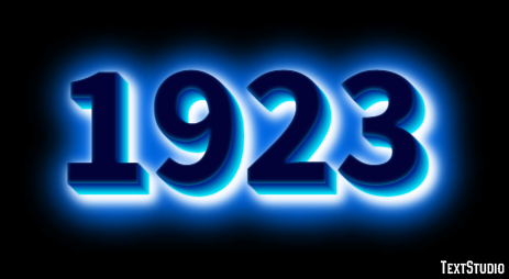 1923 Text Effect