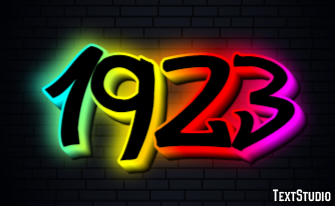 1923 Text Effect