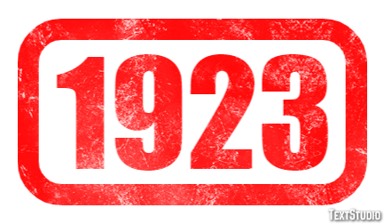 1923 Text Effect
