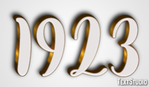 1923 Эффект текста