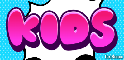 Kids Text effect