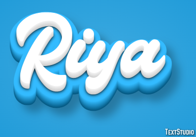 Riya Texteffekt